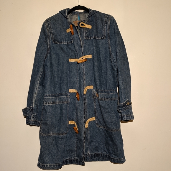 Women's Lauren Jeans RL Vintage 90s Toggle Hooded - Picture 2 of 12